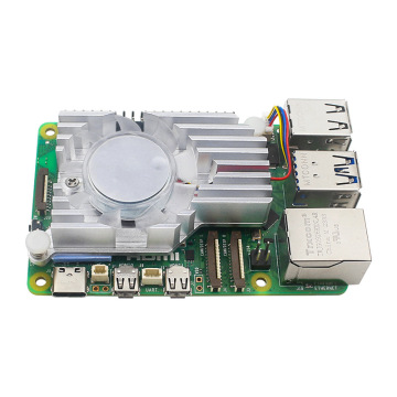 Raspberry Pi 5th Generation Heat Sink: Aluminum Heat Sink with PWM Fan for Cooling - Enhancing Performance and Efficiency