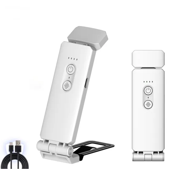 Portable LED Clip Book Reading Lamp - Eye-Caring Mini USB Charging Light for Book Lovers