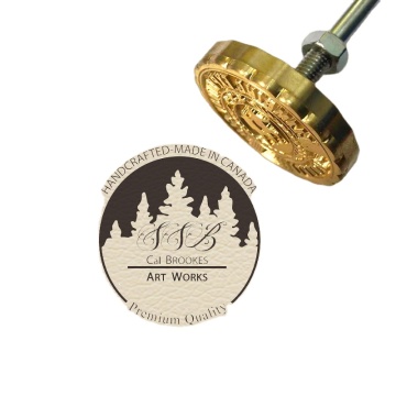 Etichetta personalizzata Logo marca Stampo Torta in metallo in metallo in pelle Stampo Stamping a caldo "potrebbe essere abbreviato in" Timbro in metallo logo personalizzato per stamping a caldo stampo per torta e pelle "ma se ho bisogno di