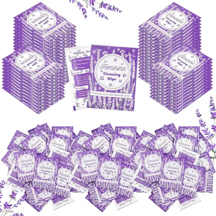 Customized hygiene women's care intimate cleaning wipes