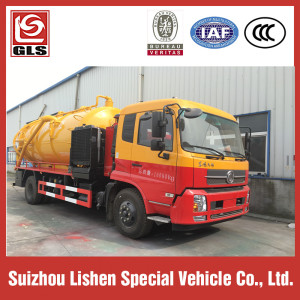 5000L High Pressure Water Suction Sewage Truck