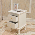 White Nightstand With Storage Drawer