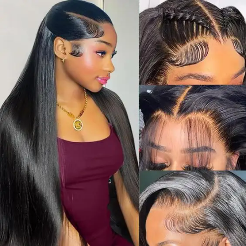30 40 Inch Wig Human Hair Lace Front Body Wave Long Straight Virgin Hair Blonde 613 Full Lace Wigs Wholesale Deep Curly Wigs