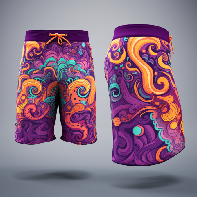 Purple Shorts 2 Png