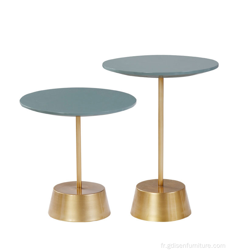 Meubles de salon moderne table basse à cadre en métal