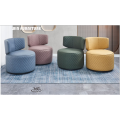 European Style Armchair Fabric Hotel Sofa Chair