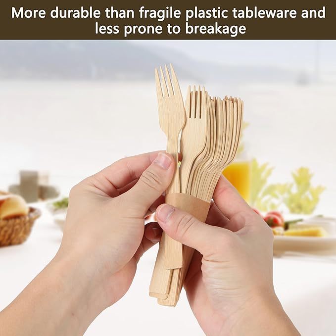 Disposable Bamboo Cutlery Set