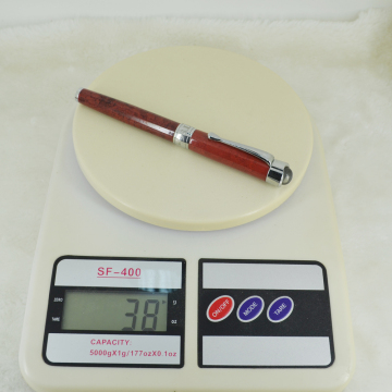 New design with Crystal Pen Header Metal Heavy Rollerball Pen
