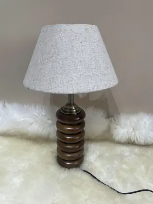 Greyson Table Lamp by solid wood