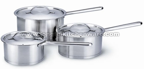 10PCS Stainless Steel Pot Set With Glass Cover Single Bottom