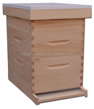 New type super box size 51*41*16.8cm durable beehive box Langstroth beehive for beekeeping equipment for sale