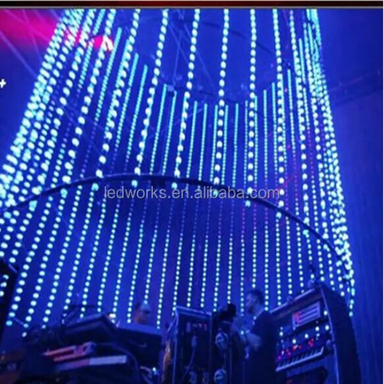 DMX Controlled RGB LED Sphere Curtain Wall - DC12V