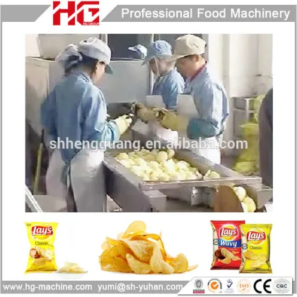 China high quality gas potato crackers production line