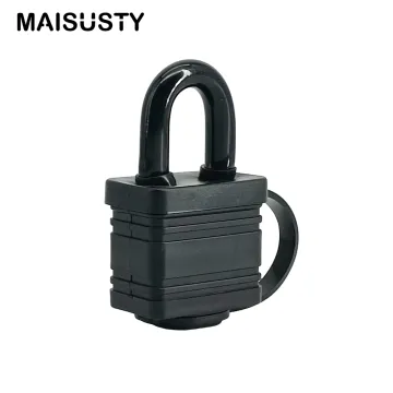 Plastic Shell Rubber Cover Waterproof Laminated Padlock