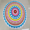 100 Organic Cotton Velour Print Beach Towel