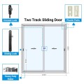 Aluminum Glass Casement Door Exterior Sliding Door