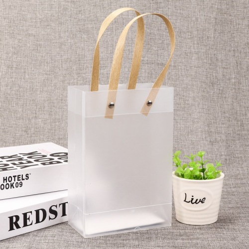Transparent Handbag PP Plastic Wedding Companion Gift Bag