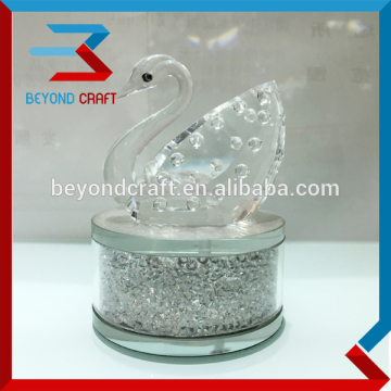 Gracefull Shinning Dimoand Stand Crystal Swan ως τέχνη Summit Souvenir Crafts