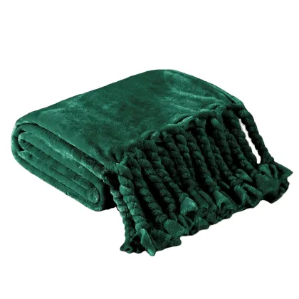Tassel Sofa Blanket for Home Decor and Bed Blankets