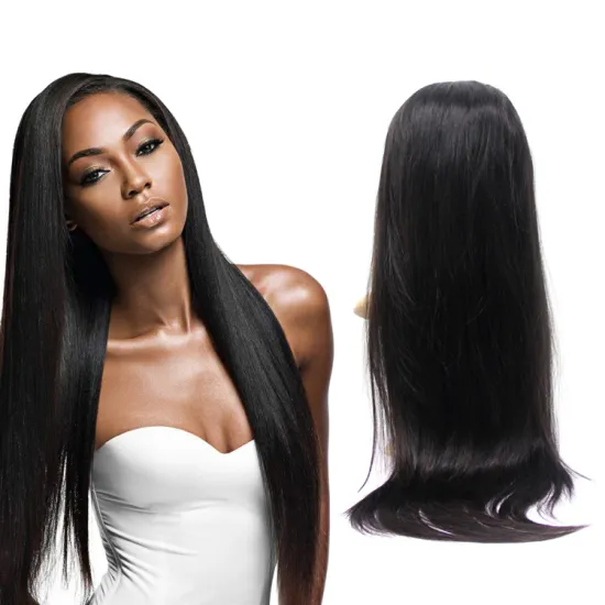 Natural Color Remy Human Hair Brazilian 360 Lace Frontal Wig - Nice Quality Body Wave