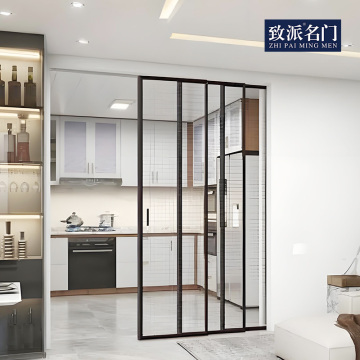 Kitchen sliding glass door