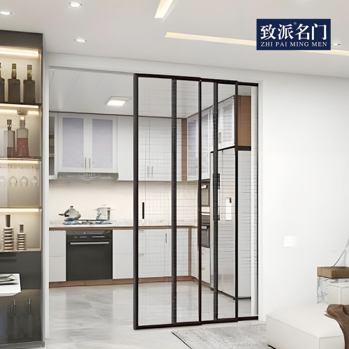 Kitchen sliding glass door