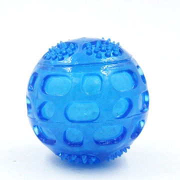 Toothbrush Coolable Squeaky Ball Teeth Cleaning Cooling Summer Dog Chew Toys