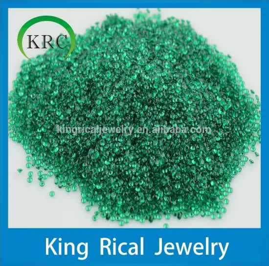 Nano Emerald 1.5mm 2.0mm 3.0mm Round Brilliant Cut Stone