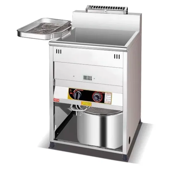 High Quality Stainless Steel Free Standing Gas Fryer for Commercial Kitchen