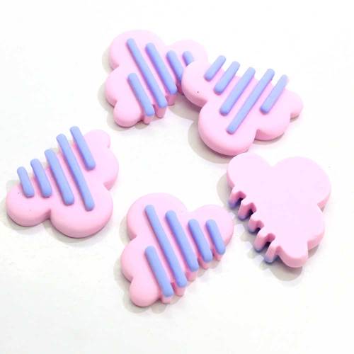 Irrégulier Nuage Kawaii Dos Plat Résine Cabochon Enfants Jouet À La Main Décor Perles Entretoise Chambre Ornements Charmes