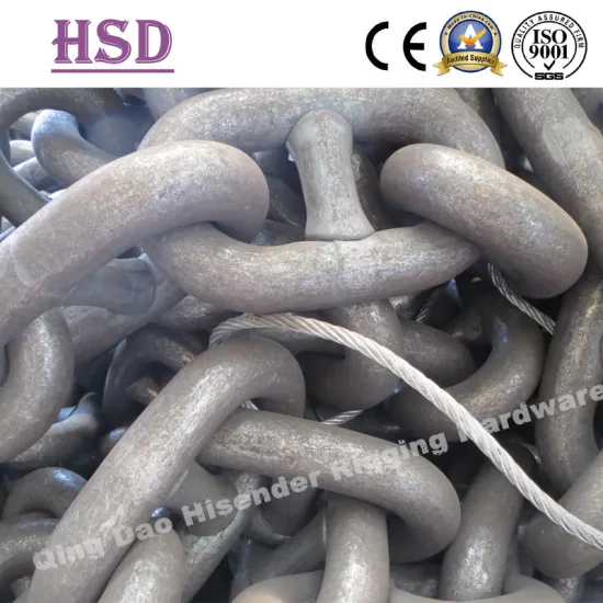 Stud Welded Anchoe Link Chain, Marine Chain, Hardware, Buoy Chain, Good Quality, Bulk Production, Mooring Chain, High Test, Good Quality