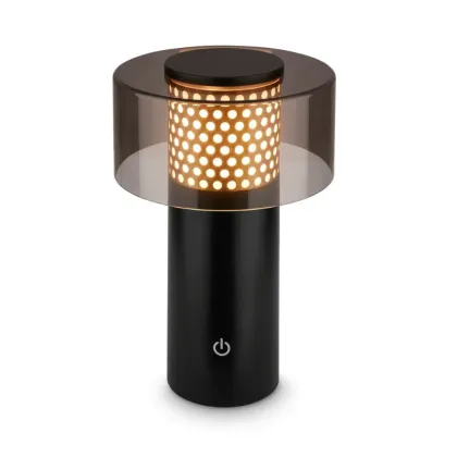 Gila Cordless LED Table Lamp Touch Dimmable Black