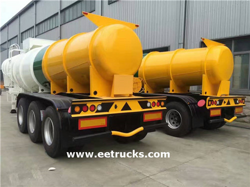 Lenters sulfuric acid tanker trailers
