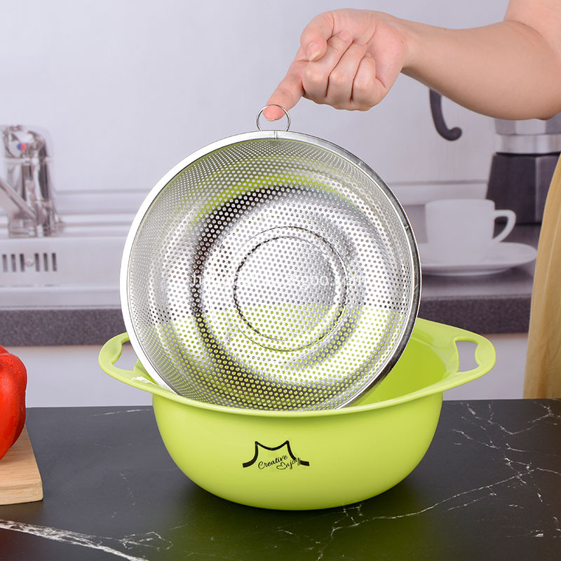 Basin With Colander