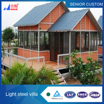 luxury low cost light steel structure villa