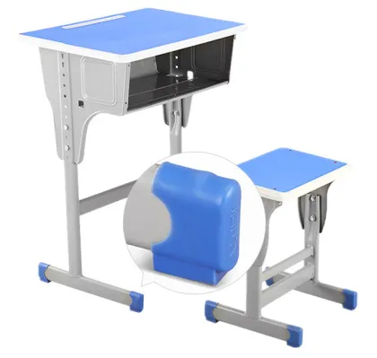 Adjustable Cheap School Desk with Bench