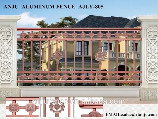 Decorative Aluminum balcony railing designs AJLY-805