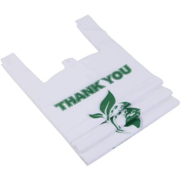 Retail Grocery Printed Custom Plastic Packaging Shopping Bag Used for Supermarkets and Households