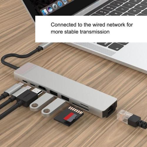 8 In 1 Multiport Type C With HDMI