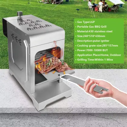 Easily Assembled Steak Grill Lava Stone Bbq Grill Steak Oven Barbecue Grill Steak Oven