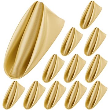 Yüksek kaliteli% 100 saten polyester düz renkli restoran için ucuz peçeteler