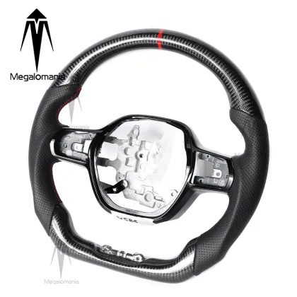 For Honda 11th Gen Civic Fit Spiro Accord CRZ Type-R FK8 Insight S2000  Type R GK5 Carbon Fibre Steering Wheel