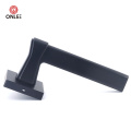 Zinc Alloy Design Black Color Rosette Door Handle