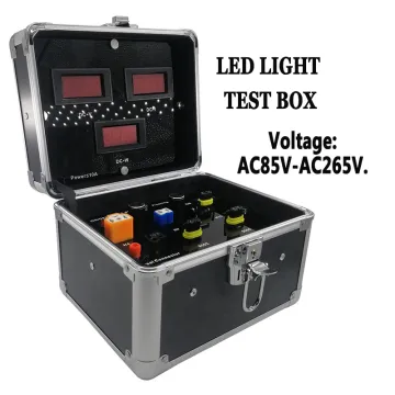 Portable Car LED Headlight Bulb Test Box for H4, H11, 9004, 9007 Auto Lighting Systems
