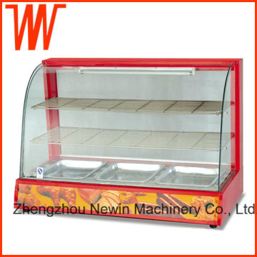 Commercial Glass Food Warmer Display Showcase