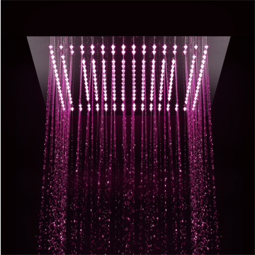 Shower accessories two function embedded LED shower head 64 kinds of color conversion
