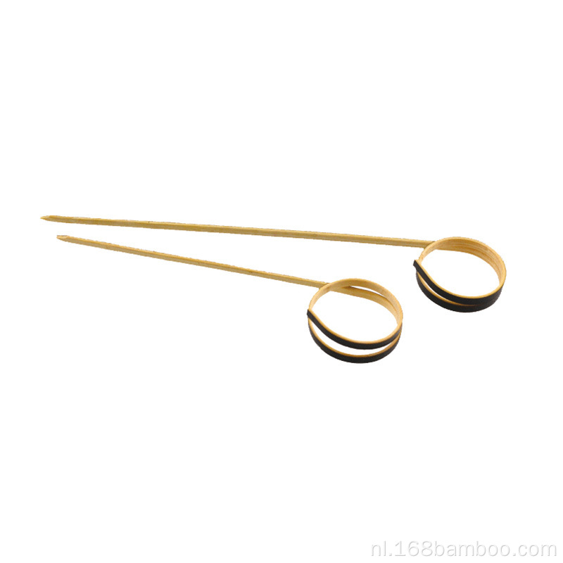 Bamboo Looped spiesjes sushi picks sticks