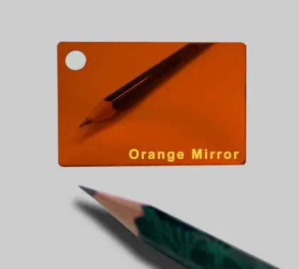Orange Mirror Acrylic Plexiglass sheet