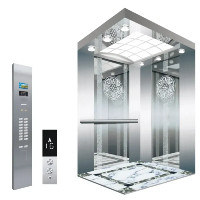 2000kg AC VVVF Machine Room Passenger Elevator for Persons and Cargo