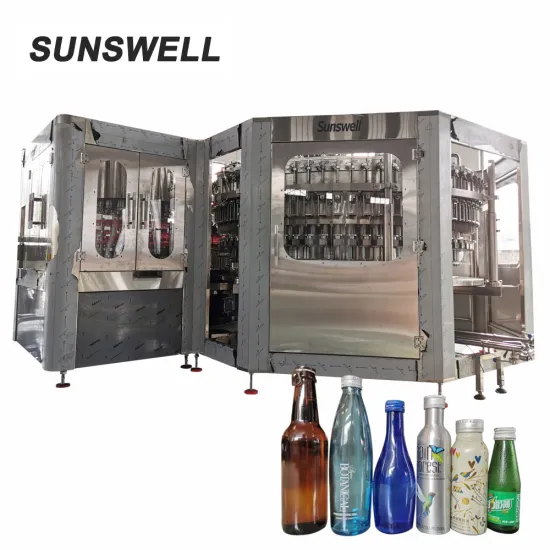 Full Automatic Beer Filling Glass Beer Production line